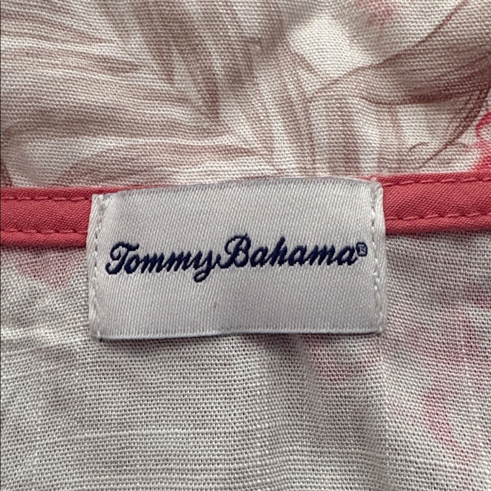Dog Apparel Clothing Tommy Bahama Floral Print Tan Blue Pink XL - Picture 4 of 6